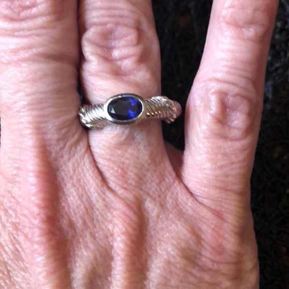 Judith Ripka Jewelry - Judith Ripka Sterling Silver ring w/purple stone